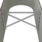 vidaXL Lit surélevé de jardin Acier enduit de poudre marron