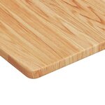 vidaXL Étagère de vasque murale acier et bois de chêne massif