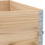 vidaXL Jardinière 100x100 cm bois de pin massif