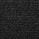 vidaXL Tapis d'escalier autocollants 15 Pièces 65x22 5x3 5 cm Noir
