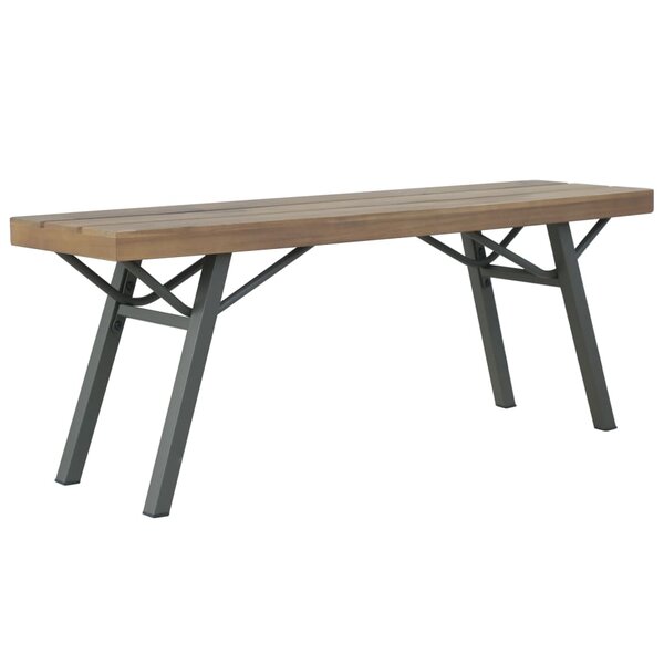 vidaXL Banc de jardin 120 cm Bois d'acacia solide