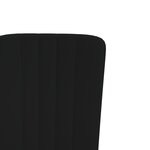 vidaXL Chaises à manger lot de 2 Noir Velours