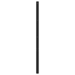 vidaXL Tête de lit métal noir 200 cm