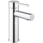 GROHE Mitigeur lavabo monocommande Essence 34294001 - Bec pivotant - Limiteur de température et débit - Chrome - Taille S