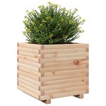 vidaXL Jardinière 50x50x49 5 cm bois de pin massif
