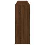 vidaXL Buffets avec lumières LED 3 Pièces chêne brun bois d'ingénierie