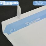 Lot de 100 enveloppes blanches dl - gamme courrier+ (sans fenêtre)