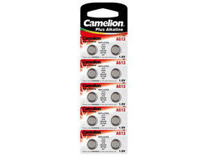 Pack de 10 piles Alkaline AG13 CAMELION