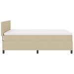 vidaXL Lit avec Sommier avec Matelas Vert Lime 140x200 cm en Tissu en Velours Côtelé