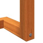 vidaXL Porte-serviette marron cire 23x18x60 cm bois de pin massif