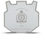 Pièce de monnaie en Argent 2 Dollars g 31.1 (1 oz) Millésime 2025 Transformers Heads GRIMLOCK