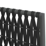 vidaXL Ensemble à manger de jardin 5 Pièces coussins résine tressée acier