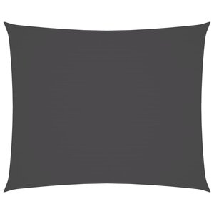vidaXL Voile de parasol tissu oxford rectangulaire 4x6 m anthracite