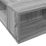 vidaXL Cadre de lit sonoma gris 160x200 cm bois d'ingénierie