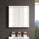 Trendteam Armoire murale de salle de bain Amanda blanc