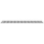 vidaXL Plaques en Aluminium en Vrac 2 pièces Antidérapantes 90x20 cm