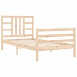 vidaXL Cadre de lit sans matelas 90x200 cm bois de pin massif