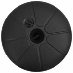 vidaXL Socle de parasol Rempli de sable/d'eau 15 L Noir