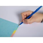 Intercalaires Carte Lustrée 400g/m2 Aquarel 12 Positions - A4 - Couleurs Assorties - X 15 - Exacompta