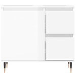 vidaXL Armoire de salle de bain blanc brillant 65x33x60 cm
