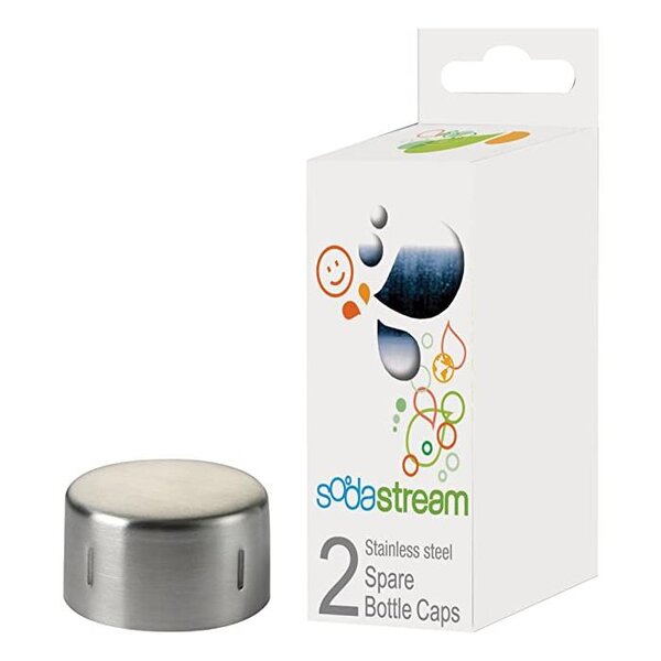 Lot de 2 Bouchons de bouteille en métal pour carafe SODASTREAM SODASTREAM