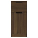 vidaXL Buffet Chêne marron 30x30x70 cm Bois d'ingénierie