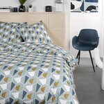 Parure de lit housse de couette 240 x 260 + 2 taies d'oreiller 63 x 63