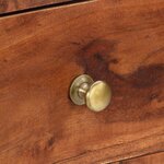 vidaXL Table console 100x35x76 cm Bois d'acacia massif