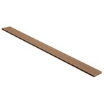 vidaXL Panneaux de terrasse solides et accessoires WPC 25 m² 4 m Teck