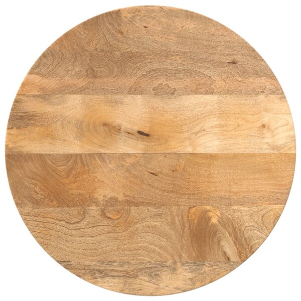 vidaXL Dessus de table Ø 60x3 8 cm rond bois de manguier massif