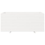 vidaXL Jardinière blanc 110x60x49 5 cm bois de pin massif