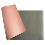 Sous Main Souple Pu Bicolore - 40x80cm - Nude/gris - Exacompta
