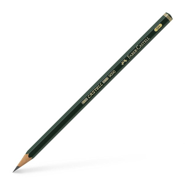 Crayon papier 9000 hexagonal mine 2mm 5H FABER-CASTELL