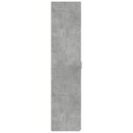 vidaXL Buffet haut gris béton 50x42 5x185 cm bois d'ingénierie
