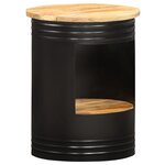 vidaXL Table basse 43x55 cm bois de manguier solide