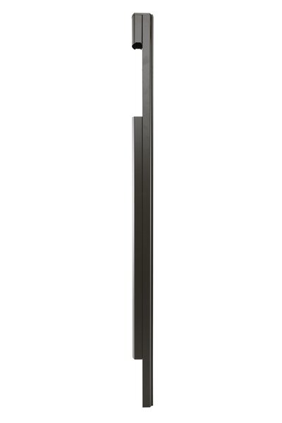 Pied latéral à sceller gris anthracite mat sablé ren 0206ms