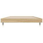 vidaXL Cadre de lit sans matelas chêne sonoma 100x200 cm