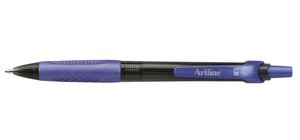 Stylo-bille rétractable 'ek-8410' pointe bille métal 1 mm bleu artline