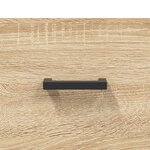 vidaXL Meuble TV chêne sonoma 102x36x50 cm bois d'ingénierie