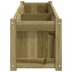 vidaXL Jardinière 180x31x31 cm bois de pin imprégné