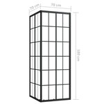 vidaXL Cabine de douche ESG 70x70x180 cm