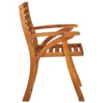 vidaXL Chaises de jardin lot de 8 Bois d'acacia solide