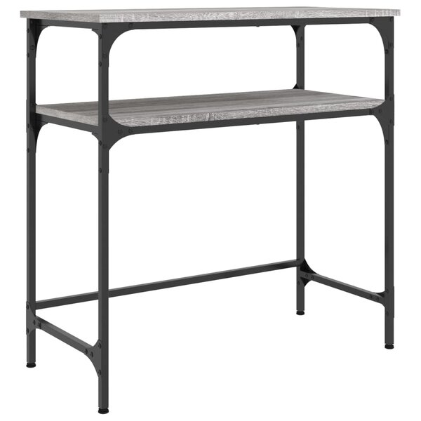 vidaXL Table console sonoma gris 75x35 5x75 cm bois d'ingénierie