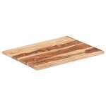 vidaXL Dessus de table bois massif d'acacia 25-27 mm 60x90 cm