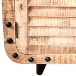 vidaXL Meuble TV Bois de manguier massif 120x30x50 cm