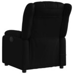 vidaXL Fauteuil de massage inclinable Noir Similicuir