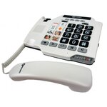 Téléphone amplifié pour senior et malentendant - photophone 100 (+40db) - geemarc
