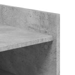 vidaXL Armoire à chaussures gris béton 52x37 5x100cm bois d'ingénierie