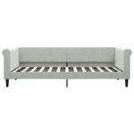 vidaXL Lit de jour avec gigogne et tiroirs sans matelas 90x200 cm