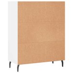 vidaXL Armoire à étagères blanc 69 5x32 5x90 cm bois d'ingénierie